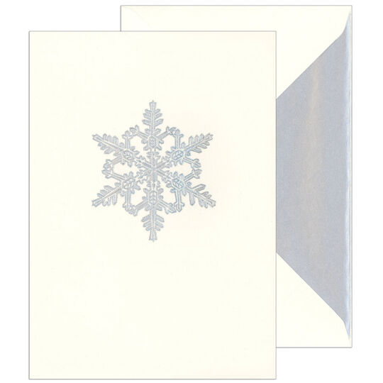 Snowflake Cards with Inside Imprint